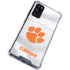 Clemson University White Jersey Galaxy S20 FE Clear Case